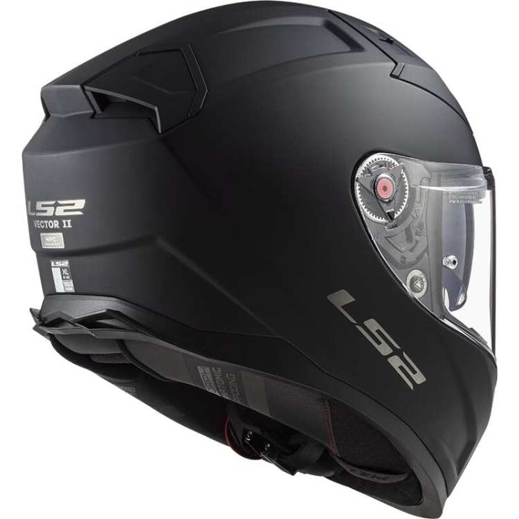 KASK MOTOCYKLOWY LS2, KASK LS2 FF811 VECTOR II SOLID MATT BLACK-06 Model 2024 HOMOLOGATION: ECE 22.06