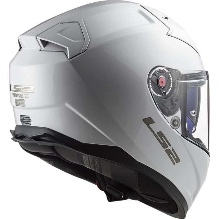 KASK MOTOCYKLOWY LS2, KASK LS2 FF811 VECTOR II SOLID WHITE -06 Model 2024 HOMOLOGATION: ECE 22.06