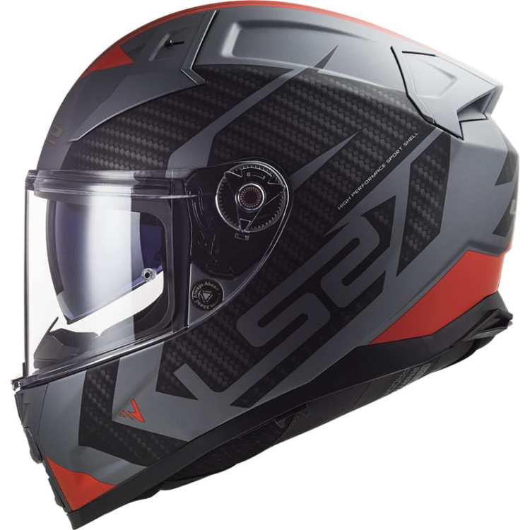KASK MOTOCYKLOWY LS2, KASK LS2 FF811 VECTOR II SPLITTER M.TIT RED -06 Model 2024 HOMOLOGATION: ECE 22.06
