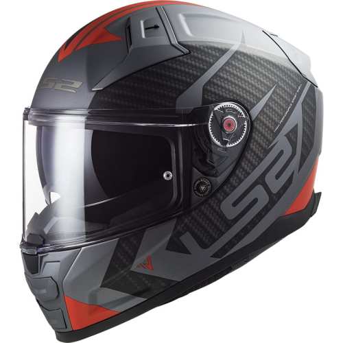 KASK MOTOCYKLOWY LS2, KASK LS2 FF811 VECTOR II SPLITTER M.TIT RED -06 Model 2024 HOMOLOGATION: ECE 22.06