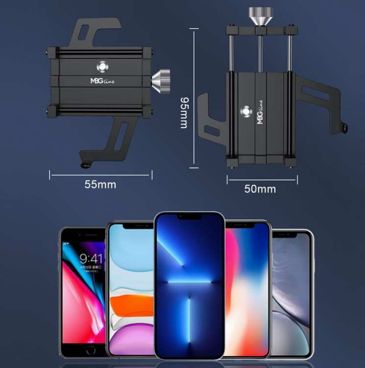 MOCNY UCHWYT TELEFONU MOTOCYKL, ROWER, CROSS, QUAD