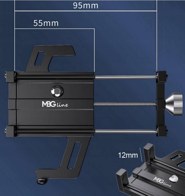 MOCNY UCHWYT TELEFONU MOTOCYKL, ROWER, CROSS, QUAD