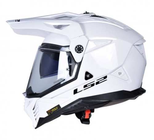 KASK MOTOCYKLOWY CROSS ENDURO MX702 PIONEER II WHITE ECE 22.06
