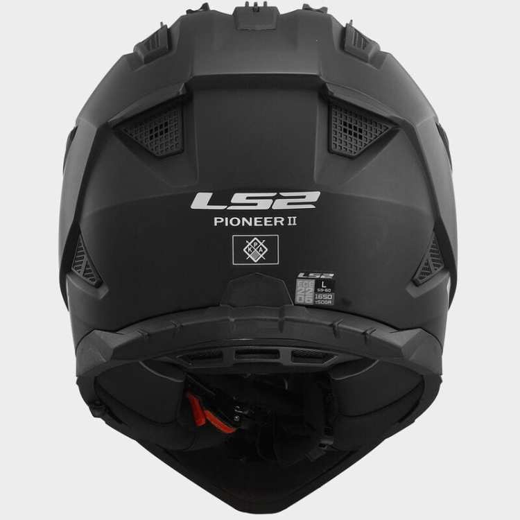 KASK MOTOCYKLOWY CROSS ENDURO MX702 PIONEER II MATT BLACK-06 (czarny matt )