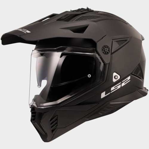 KASK MOTOCYKLOWY CROSS ENDURO MX702 PIONEER II MATT BLACK-06 (czarny matt )