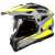 KASK MOTOCYKLOWY CROSS ENDURO MX702 PIONEER II NAMIB MATT GREY H-V YEL -06 ( mattowy )