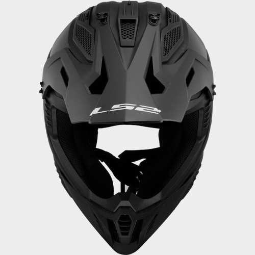 KASK MOTOCYKLOWY CROSS ENDURO MX708 FAST II SOLID MATT BLACK -06