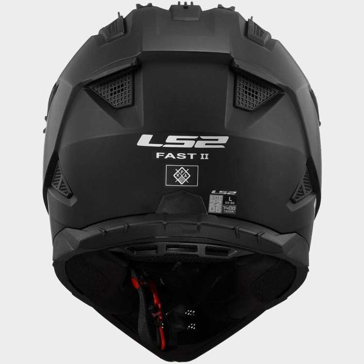 KASK MOTOCYKLOWY CROSS ENDURO MX708 FAST II SOLID MATT BLACK