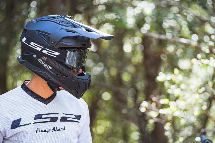 KASK MOTOCYKLOWY CROSS ENDURO MX708 FAST II +