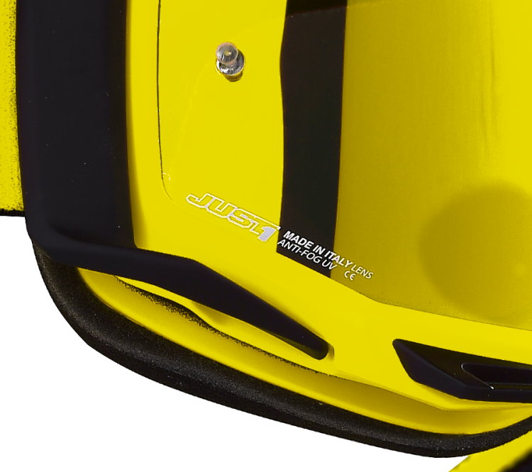 Gogle motocyklowe Just1 IRIS TRACK BLACK YELLOW