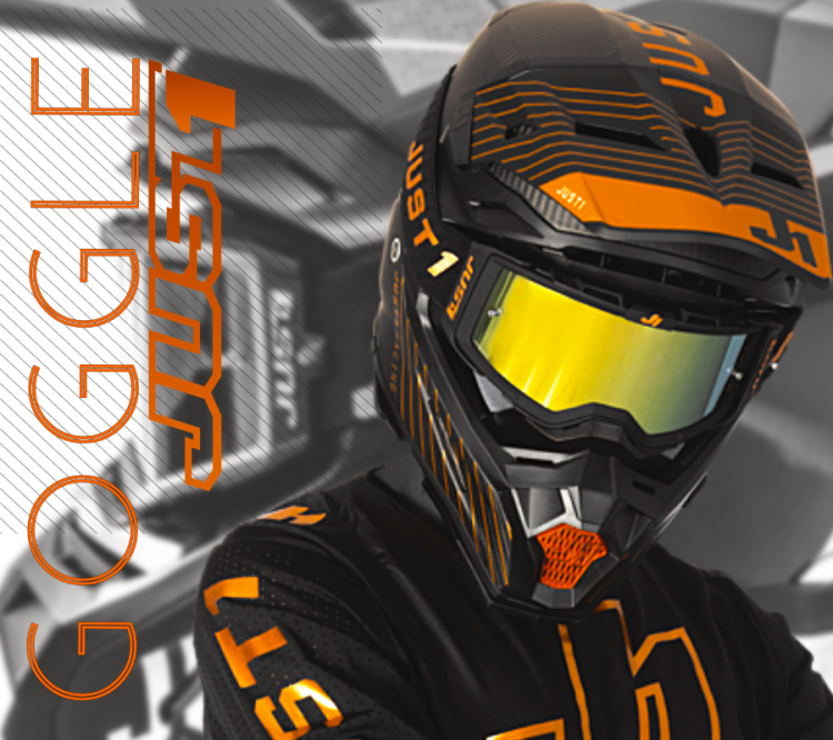Gogle motocyklowe Just1 IRIS TRACK BLACK YELLOW