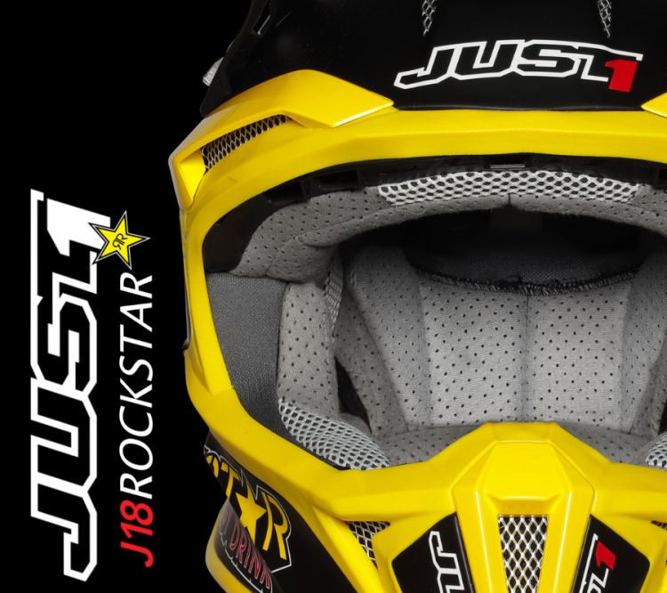 Kask CROSS ENDURO Just1 J38 ROCKSTAR