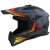 KASK MOTOCYKLOWY CROSS ENDURO MX708 FAST II WASH MATT DARK GREY -06