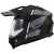 KASK MOTOCYKLOWY CROSS ENDURO LS2 MX702 PIONEER II HILL MATT BL. WHITE - kask matowy