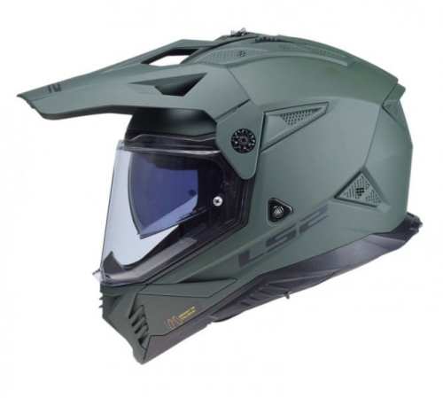 KASK MOTOCYKLOWY CROSS ENDURO MX702 PIONEER II SOLID MATT MILITARY  w macie