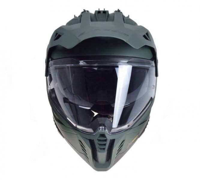 AK467021062 KASK MOTOCYKLOWY CROSS ENDURO MX702 PIONEER II SOLID MATT MILITARY GR.-06 -06