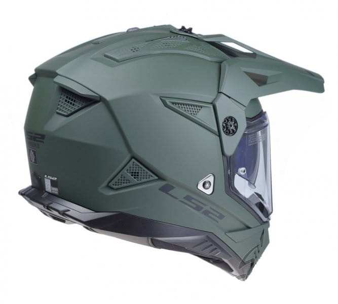 KASK MOTOCYKLOWY CROSS ENDURO MX702 PIONEER II SOLID MATT MILITARY GR.-06 -06