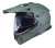 KASK MOTOCYKLOWY CROSS ENDURO MX702 PIONEER II SOLID MATT MILITARY  - kask matowy