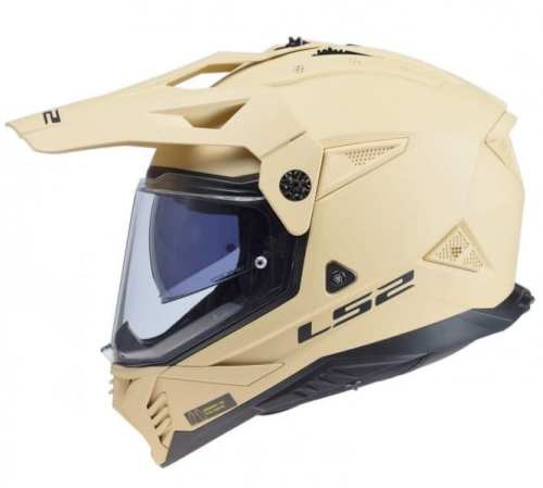 KASK MOTOCYKLOWY CROSS ENDURO MX702 PIONEER II SOLID MATT DESERT w macie