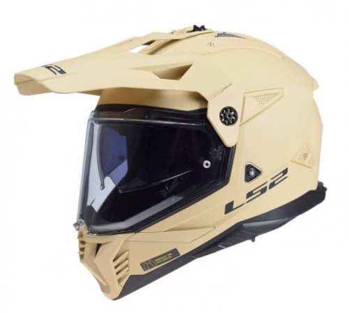 KASK MOTOCYKLOWY CROSS ENDURO MX702 PIONEER II SOLID MATT DESERT - kask matowy