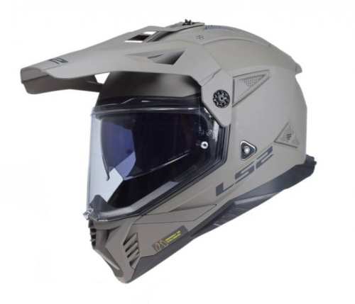 KASK MOTOCYKLOWY CROSS ENDURO MX702 PIONEER II SOLID MATT SAND  - kask matowy