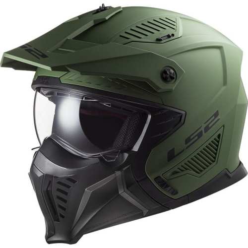 Kask Motocyklowy KASK LS2 OF606 DRIFTER SOLID MATT MILITARY GREEN -06 homologacja: ECE 22.06