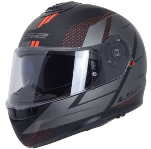 KASK MOTOCYKLOWY LS2 SZCZĘKOWY FF908 STROBE II CODE MATT BLACK GREY -06 HOMOLOGATION: ECE 22.06 P/J AK5690824118