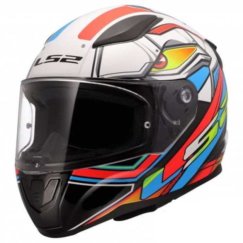 KASK MOTOCYKLOWY KASK LS2KASK LS2 FF353 RAPID II XDRON WHITE ORA.-06 / HOMOLOGATION: ECE 22.06