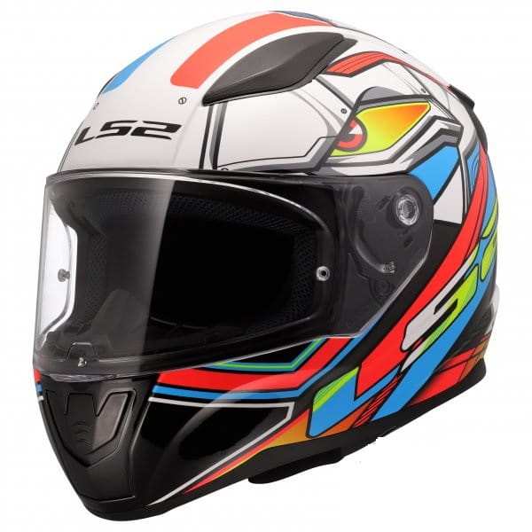 KASK MOTOCYKLOWY KASK LS2KASK LS2 FF353 RAPID II XDRON WHITE ORA.-06 / HOMOLOGATION: ECE 22.06