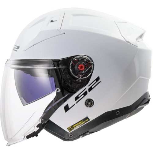 Kask Motocyklowy KASK LS2 OF603 INFINITY II SOLID WHITE -06 z Pinlockiem HOMOLOGATION: ECE 22.0