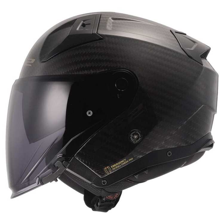 Kask Motocyklowy KASK LS2 OF603 INFINITY II MATT CARBON -06 z Pinlockiem HOMOLOGATION: ECE 22.06