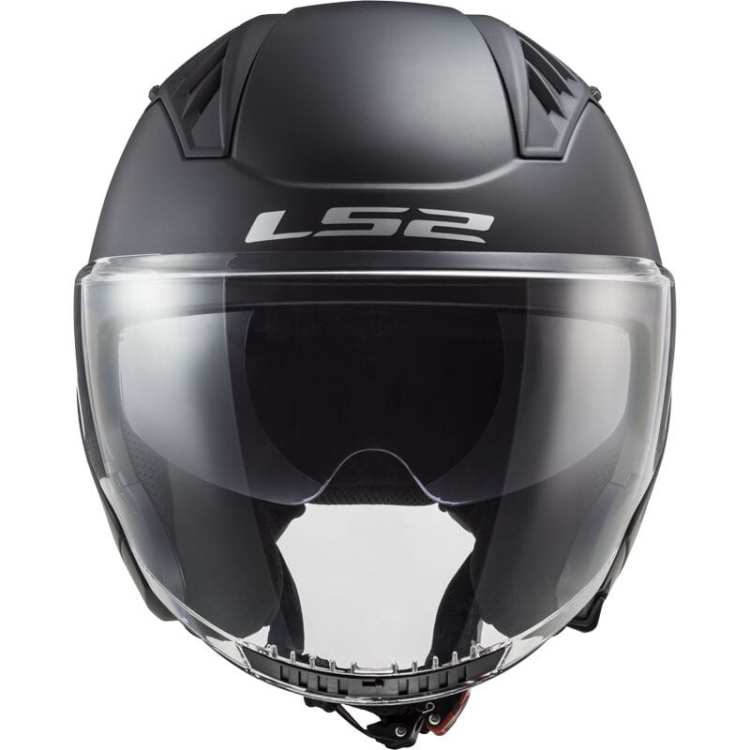 366001011 KASK MOTOCYKLOWY KASK LS2 OF600 COPTER II MATT BLACK  czarny matowy