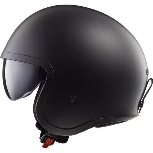 KASK MOTOCYKLOWY OTWARTY JET LS2 OF599 SPITFIRE SPITFIRE MATT BLACK -06 homologacja: ECE 22.06