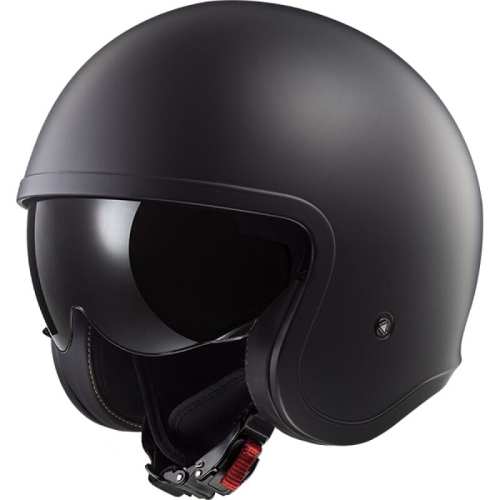 KASK MOTOCYKLOWY OTWARTY JET LS2 OF599 SPITFIRE SPITFIRE MATT BLACK