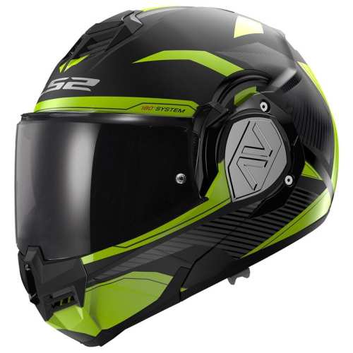 KASK MOTOCYKLOWY KASK LS2 FF906 ADVANT REVO BLACK H-V YELLOW- ECE 22.06 - Plecak na kask Gratis