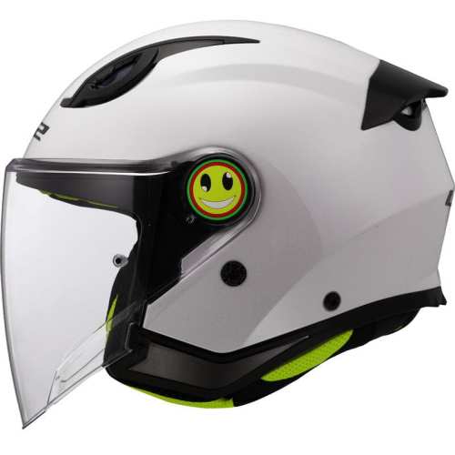 KASK MOTOCYKLOWY LS2 OF622 FUNNY II SOLID WHITE JUNIOR kask dziecinny nowy model 2025 rok