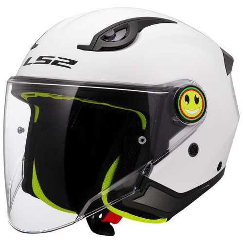 KASK MOTOCYKLOWY LS2 OF622 FUNNY II SOLID WHITE JUNIOR