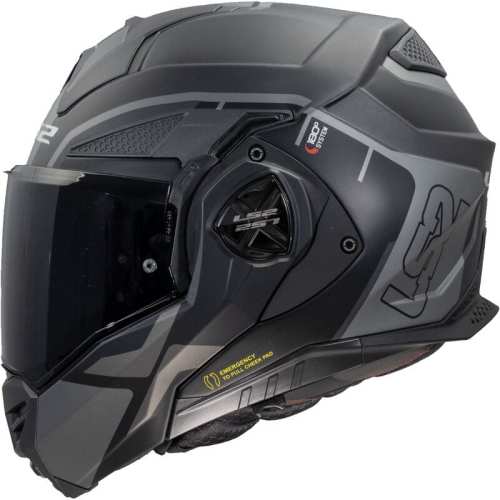 Kask Motocyklowy KASK KASK LS2 FF901 ADVANT X METRYK MATT TITANUM-06 ECE 22.06 nowość - Firmowy plecak na kask Gratis