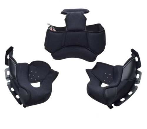 WYŚCIÓŁKA, GĄBKI DO KASKU MX702 PIONEER II czarna black