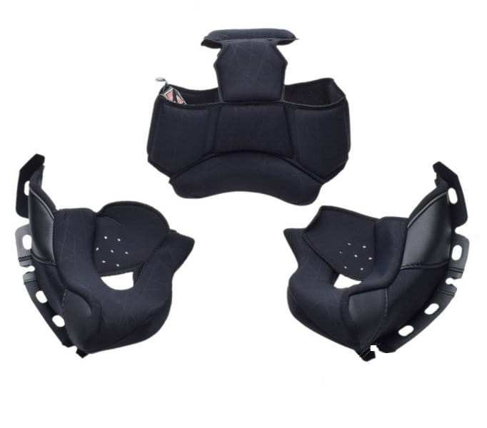 WYŚCIÓŁKA, GĄBKI DO KASKU MX702 PIONEER II czarna black