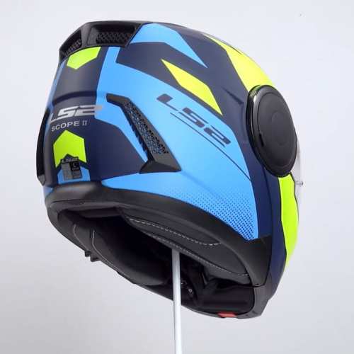 KASK MOTOCYKLOWY LS2 FF902 SCOPE II DURIA MATT DURIA BLUE H-V  + PINLOCK
