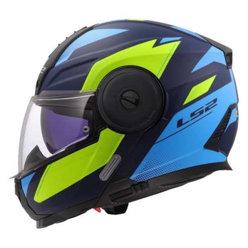 KASK MOTOCYKLOWY LS2 FF902 SCOPE II DURIA MATT DURIA BLUE H-V -06 + PINLOCK