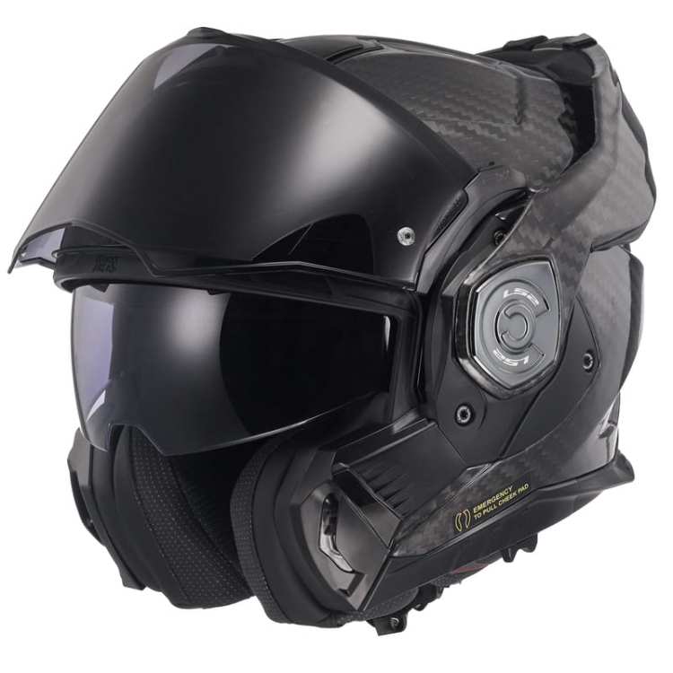 KASK MOTOCYKLOWY KASK LS2 FF901 ADVANT X CARBON SOLID - Homologacja ECER 22.06  - Firmowy plecak na kask GratiS