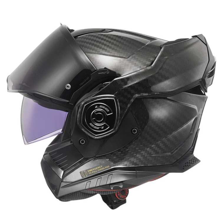 KASK MOTOCYKLOWY KASK LS2 FF901 ADVANT X CARBON SOLID - Homologacja ECER 22.06 - Firmowy plecak na kask Grati