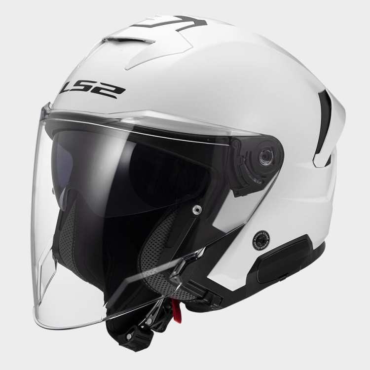 KASK LS2 OF618 VERSO II SOLID WHITE - HOMOLOGATION: ECE 22.06