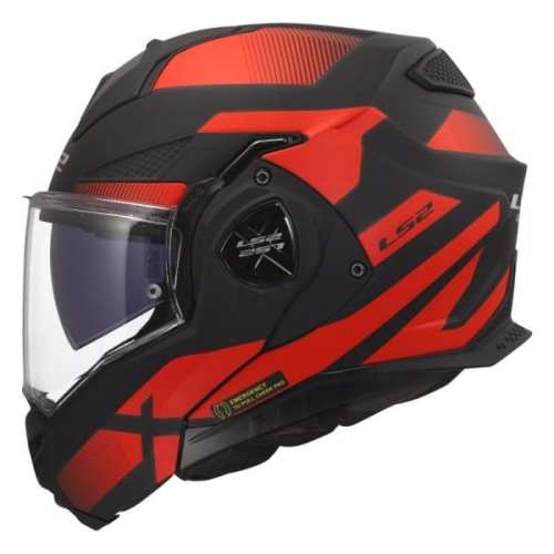 AK5690125312 Kask Ls2 FF901 ADVANT X NOVA Black Red -06 ECE 22.06 P/J