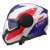 KASK MOTOCYKLOWY LS2 FF902 SCOPE II DURIA WHITE BLUE RED + PINLOCK