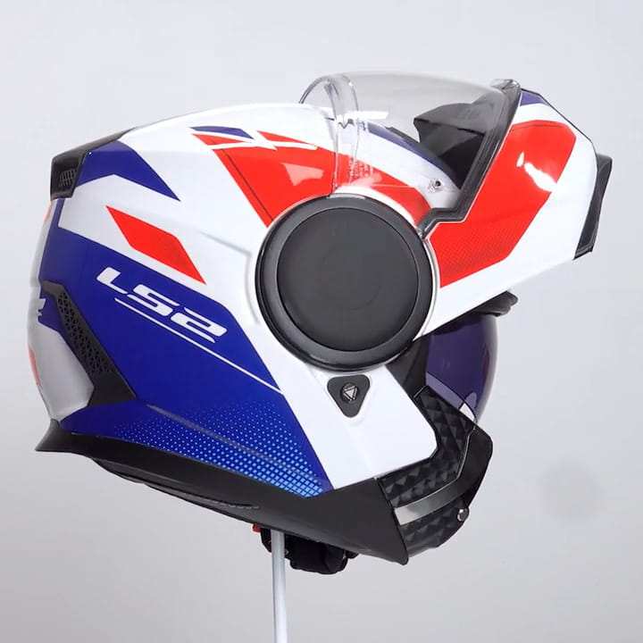 KASK MOTOCYKLOWY LS2 FF902 SCOPE II DURIA WHITE BLUE RED -06
