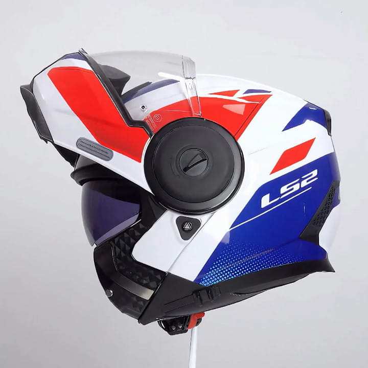 KASK MOTOCYKLOWY LS2 FF902 SCOPE II DURIA WHITE BLUE RED , HURTOWNIA LS2