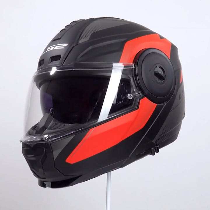 LS2 FF902 SCOPE II DURIA MATT BLACK RED